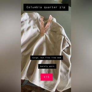 Columbia quarter button